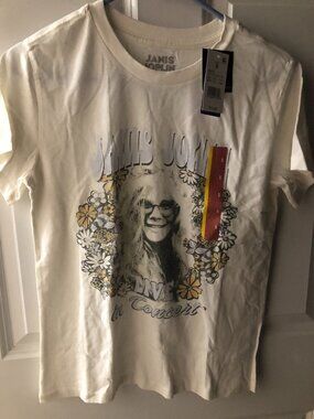 Janis Joplin Short Sleeve Shirt Top - NWT